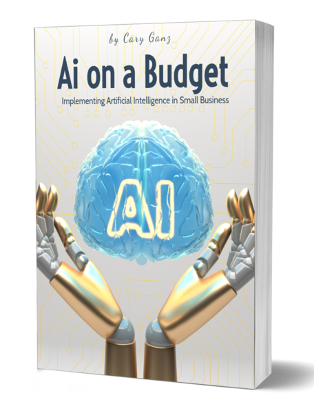 AI on a Budget: Implementing Artificial Intelligence in Small Business (eBook cover)